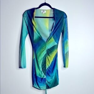 Colorful Long Sleeve Dress
